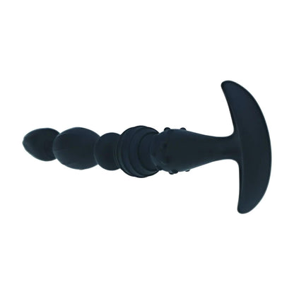 6-Sonda analna wieloteksturowa Levelz silikonowa czarna 26cm-6