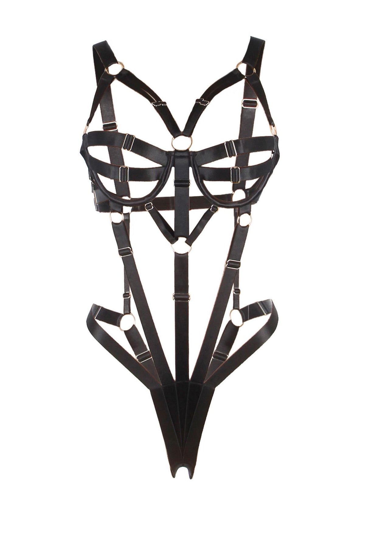6-Regulowany body harness Paris Hollywood czarny-6