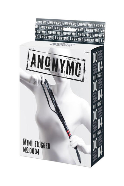 6-Pejcz Anonymo ze skóry PU czarny czerwony 45 cm-6