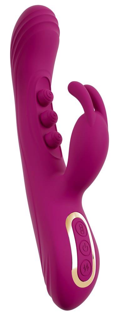 4-Wibrator króliczek Javida 2F squirt silikonowy USB 22,5 cm-4