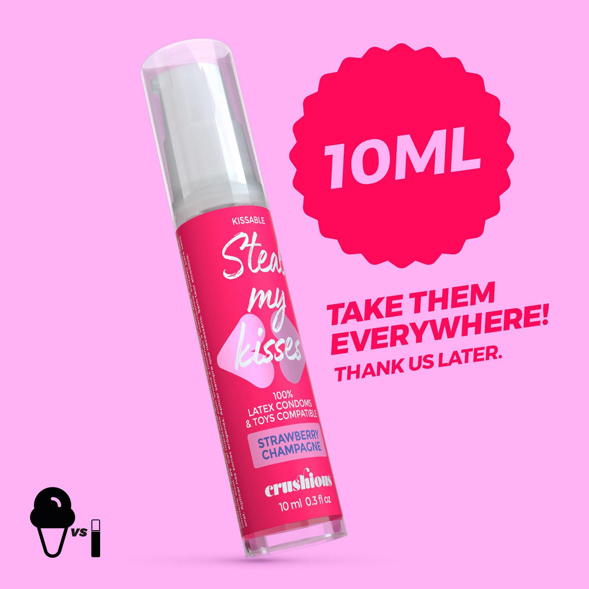 6-Żel intymny Crushious Steal My Kisses truskawkowy szampan 10 ml-6