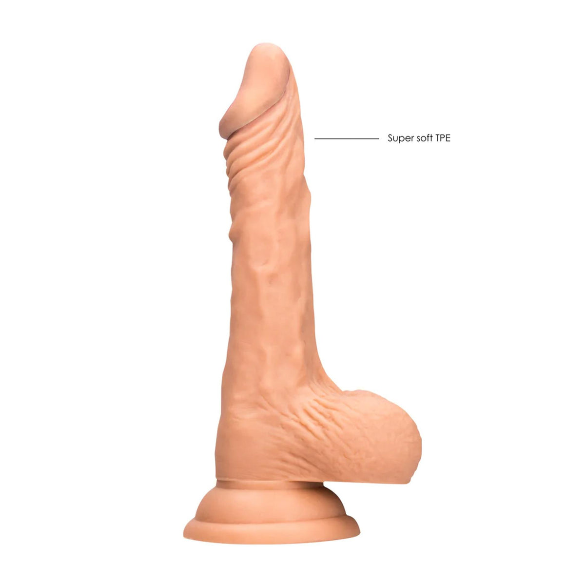 5-Dildo realistyczne RealRock z jądrami 21.5 cm-5