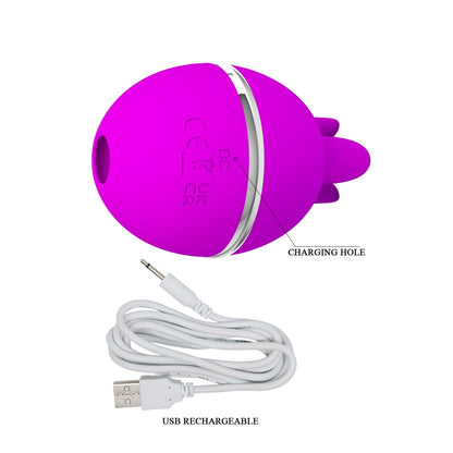 5-PRETTY LOVE - Gemini Ball, Silicone, USB rechargeable-5