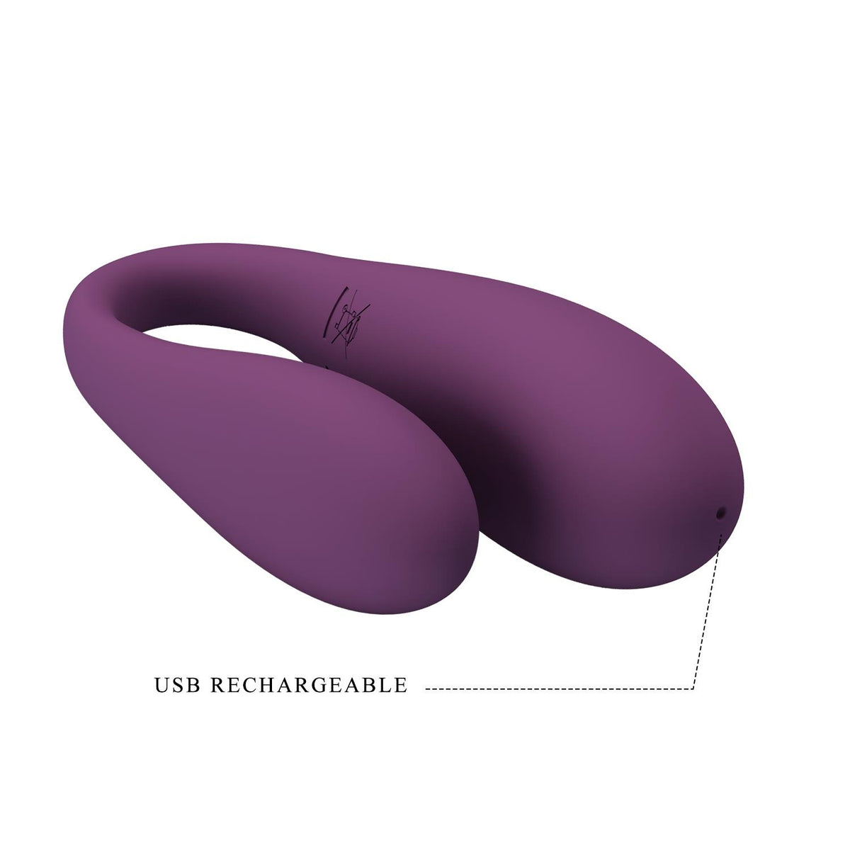 4-PRETTY LOVE - August, Mobile APP Long-distance Control 12 vibration functions, ABS Silicone, USB rechargeable-4