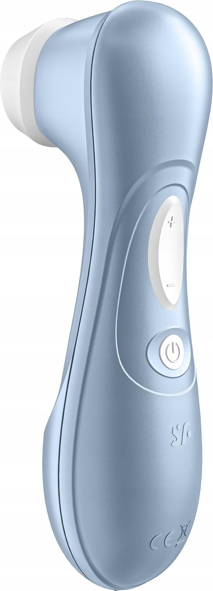 8-Bezdotykowy stymulator łechtaczki Satisfyer Pro 2+ niebieski USB-8