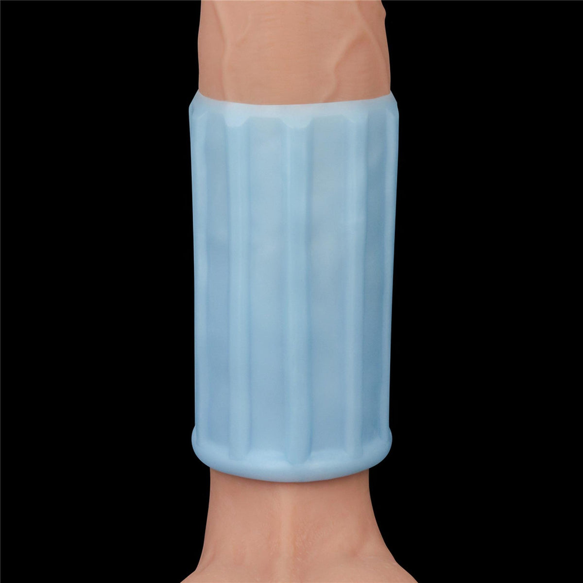 4-Wibrujący pierścień rycerza powiększający Lovetoy 10 cm-4