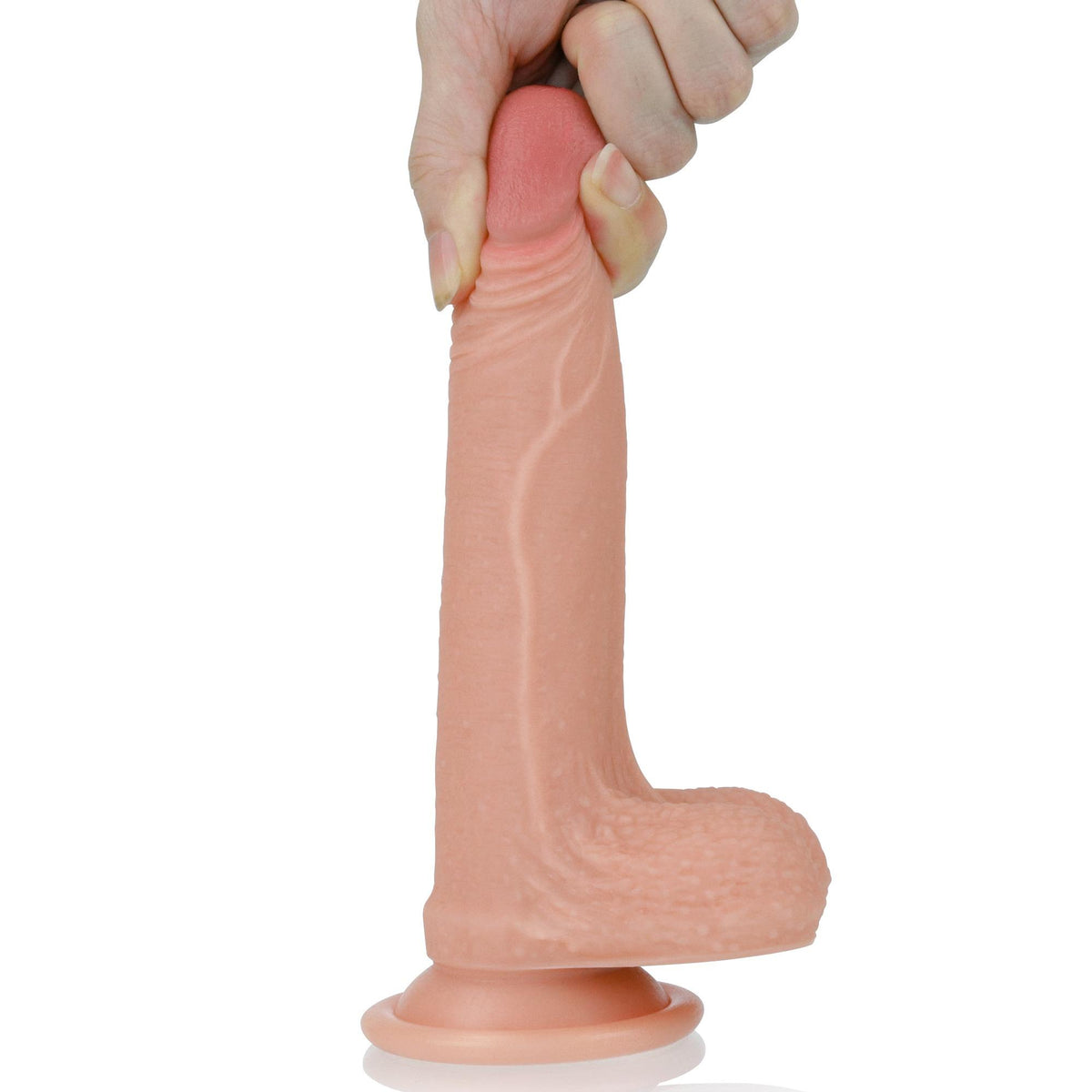 4-7'' Dual layered Platinum Silicone Cock-4