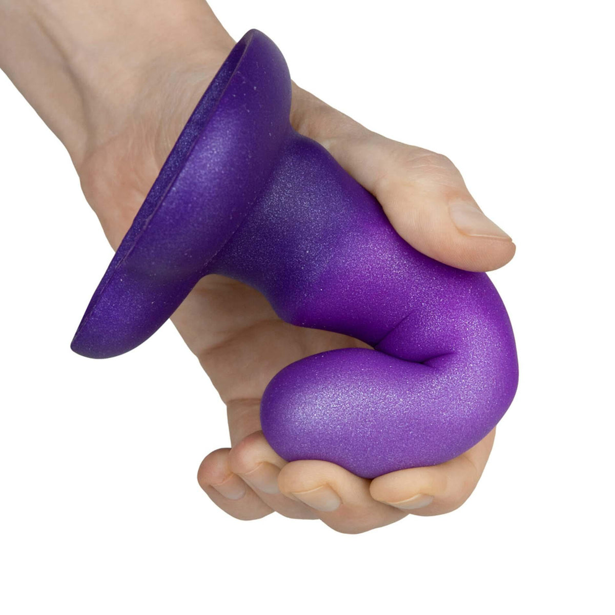6-Dildo silikonowe Flow Unicorn Mini fioletowe-6