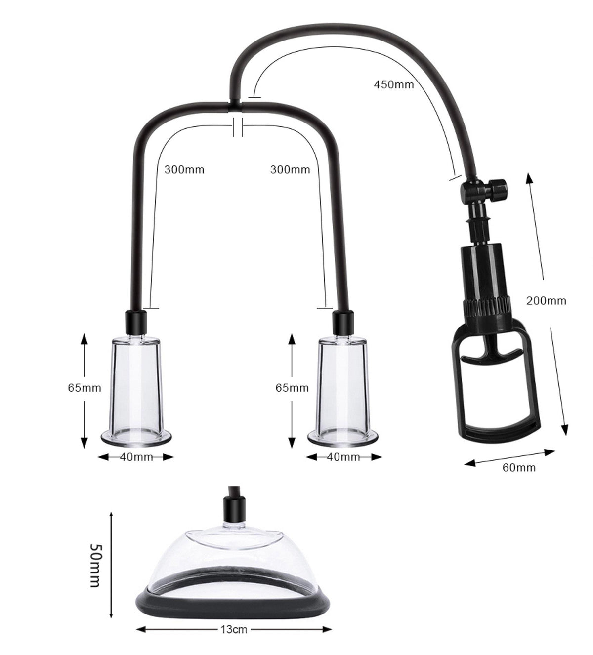 6-Zestaw pompek silikonowych Passion Female Pumps Set B Series Power-6
