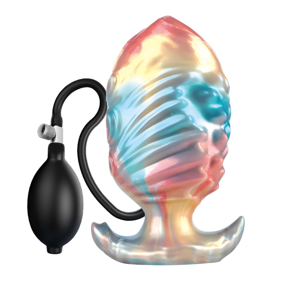 5-Korek analny silikonowy pompowany Power Ebon Leviathan 18 cm-5