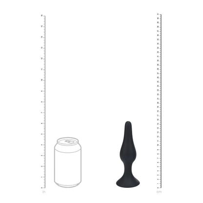 6-Smukły silikonowy korek analny Levelz XL czarny 15,5 cm-6