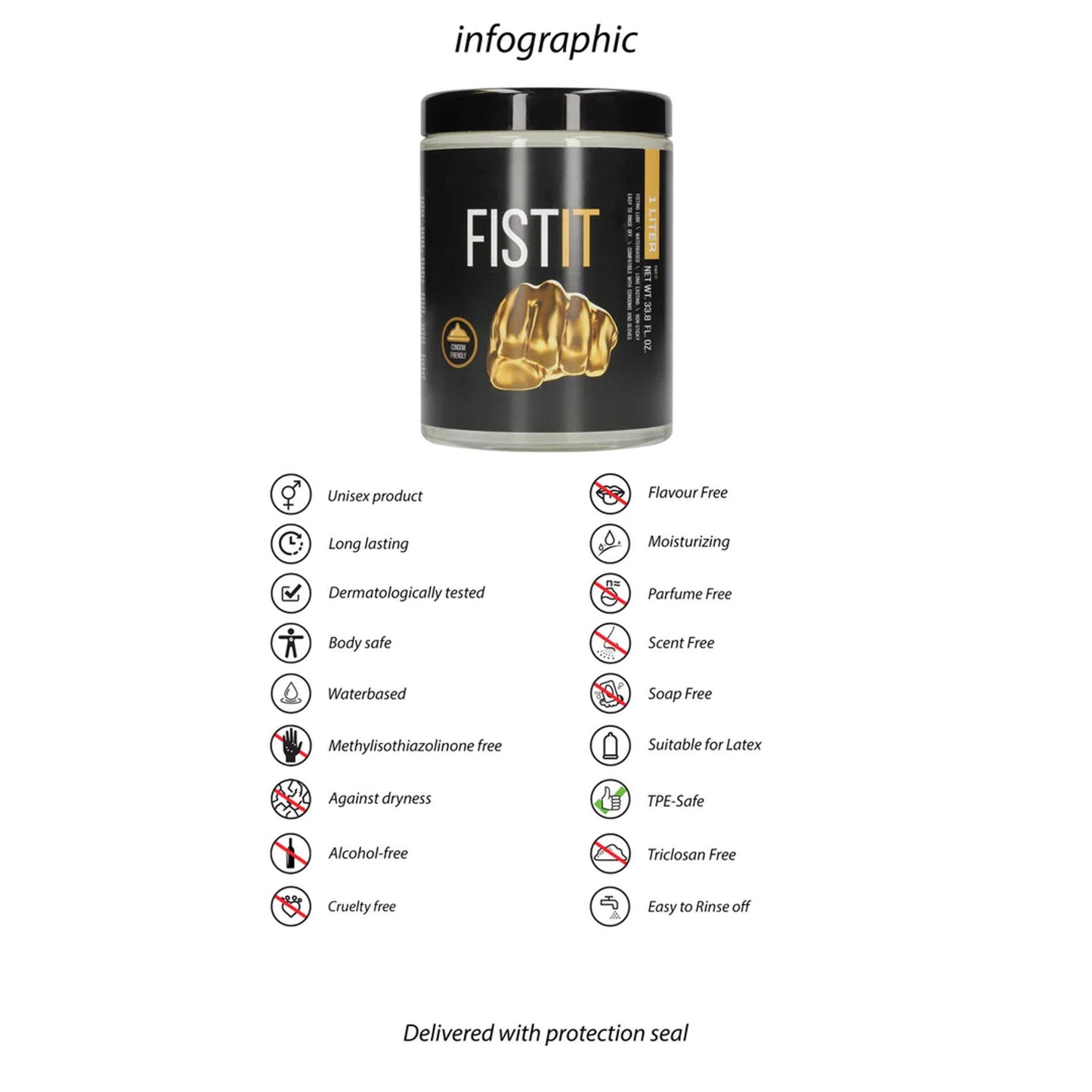 4-Waterbased Lubricant - Jar - 1000 ml-4