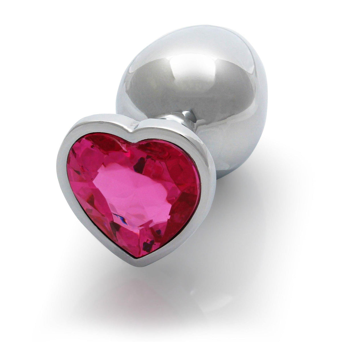 6-Aluminiowy korek analny Heart Gem Ouch średni 7 cm-6