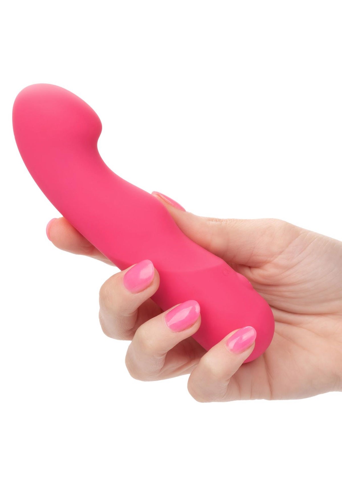 10-Wibrator silikonowy Pixies Curvy różowy USB 10,75 cm-10
