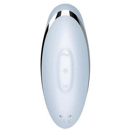 6-Stymulator łechtaczki z stukaniem Satisfyer Tap Climax 2 niebieski USB-6