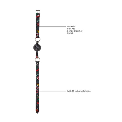 5-Oddychający knebel z kulką Ouch! 63 cm-5