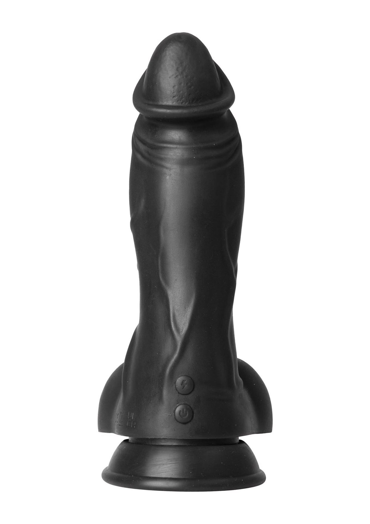 8-Dildo wibrujące dinozaur Hidden Desire czarny 22 cm-8