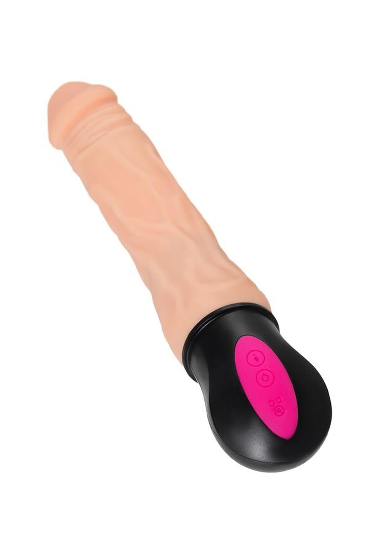 7-Wibrator grzewczy elastyczny TPE A-Toys Benedick 19 cm-7