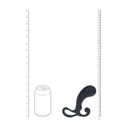 7-Masażer prostaty silikonowy Levelz L czarny 15 cm-7