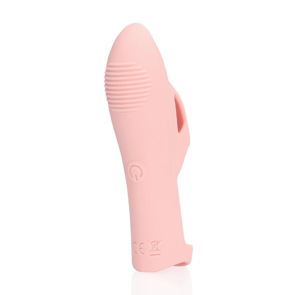 3-Wibrator silikonowy Loveline na palec różowy-3