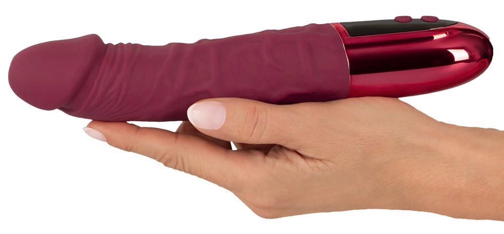 4-Wibrator realistyczny beau coeur Varelo czerwony silikonowy USB 23 cm-4