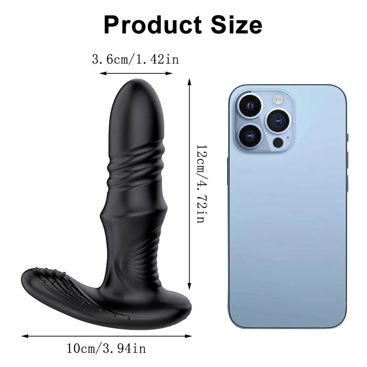 6-Masażer prostaty Lovesecret Premium sterowany aplikacją USB 12 cm-6
