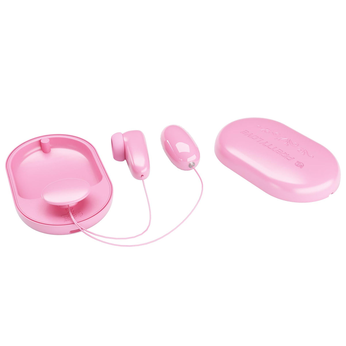 5-Wibrujące jajko Pretty Love Magic Box różowe 12 wibracji 7 stukania USB-5