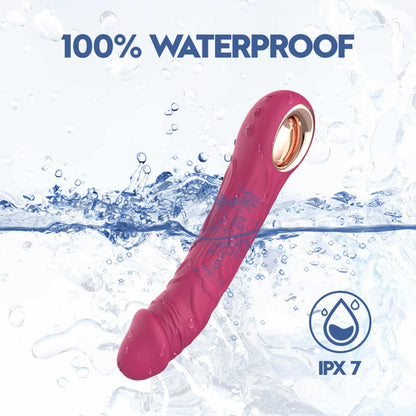 6-Wibrator Lovesecret Premium G Spot realistyczny różowy USB 22 cm-6