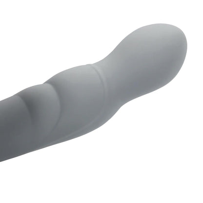 8-Silikonowy rotacyjny stymulator prostaty Loveline szary z pilotem 13 cm-8