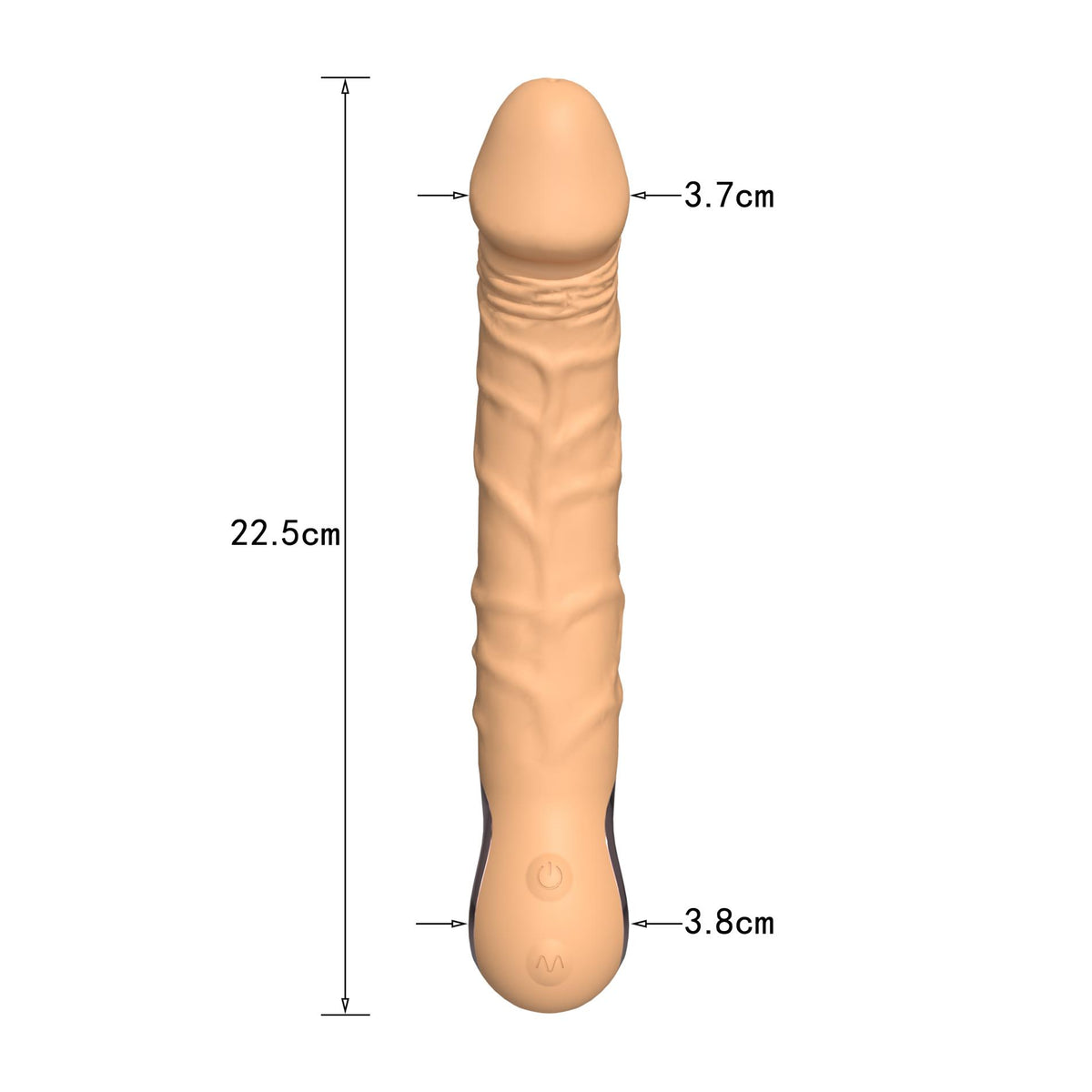 4-Wibrator Jump-O realistyczny silikonowy cielisty USB wodoodporny-4