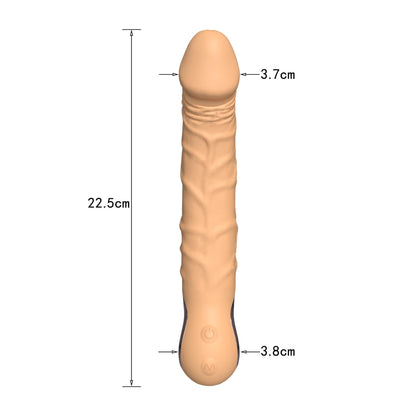 4-Wibrator Jump-O realistyczny silikonowy cielisty USB wodoodporny-4