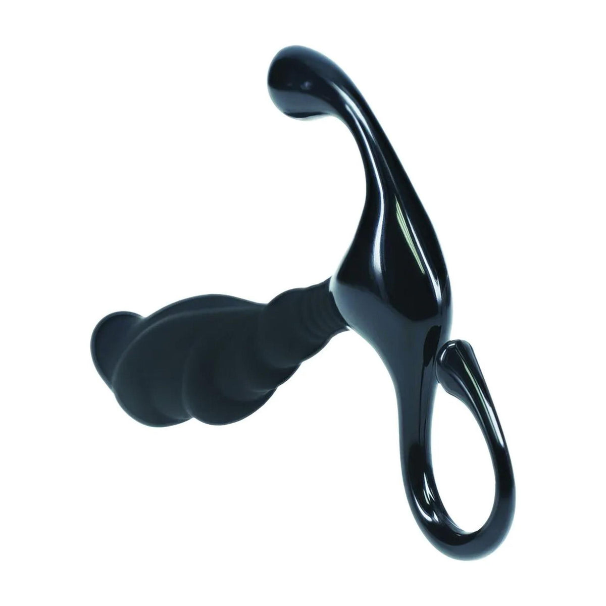 8-Masażer prostaty silikonowy Levelz 2 M czarny 11 cm-8