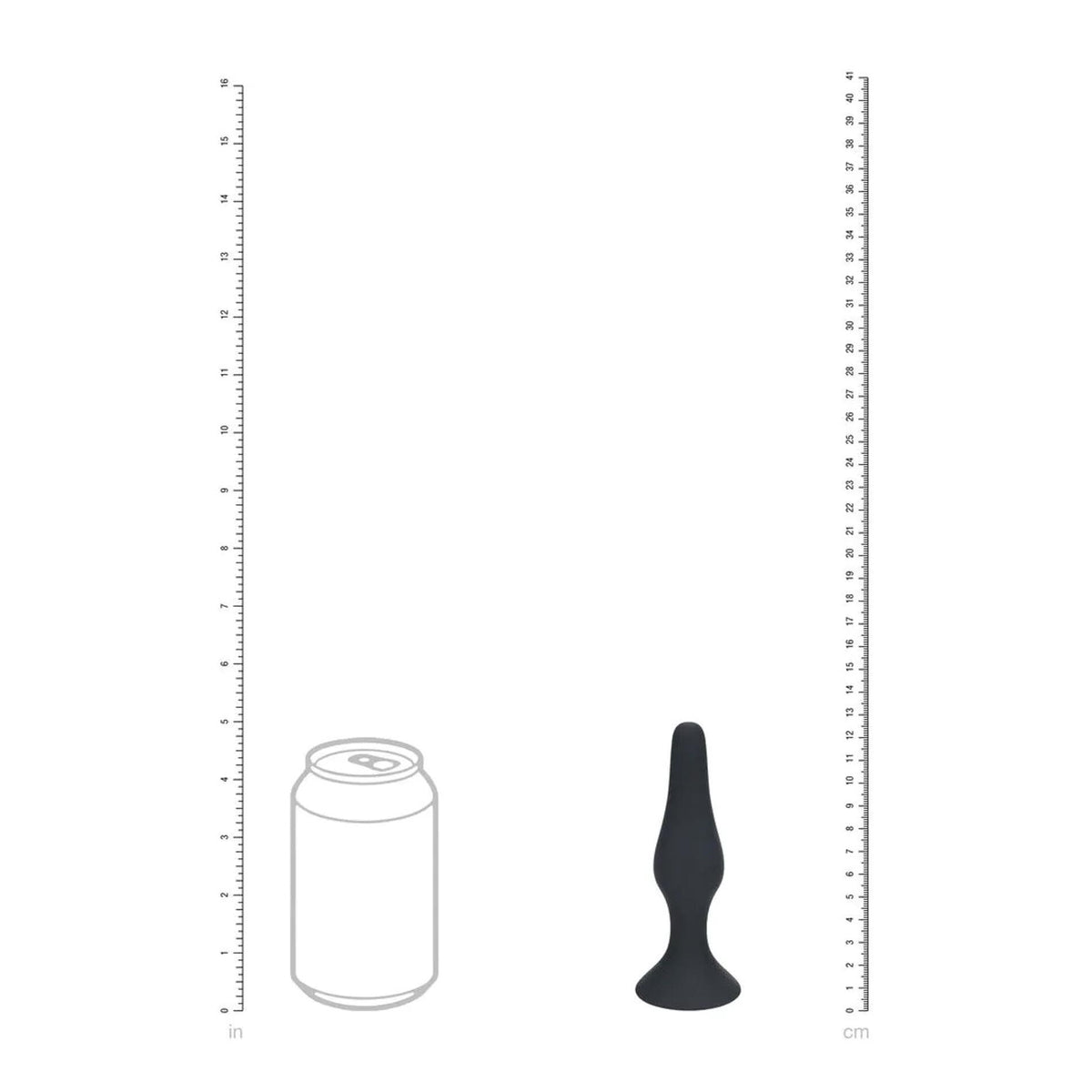 4-Smukły silikonowy korek analny Levelz L czarny 12,5 cm-4