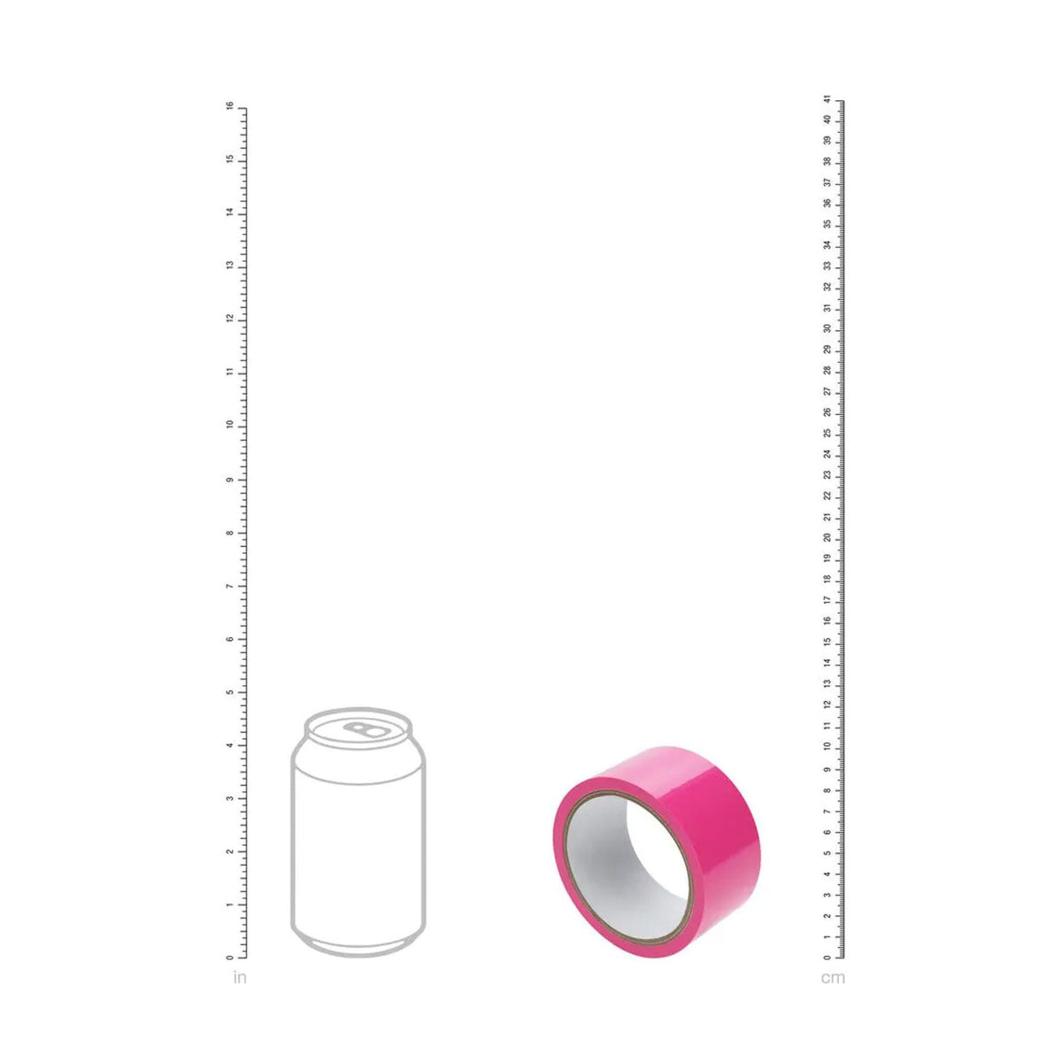 6-Taśma bondage PVC Ouch różowa 20 m-6