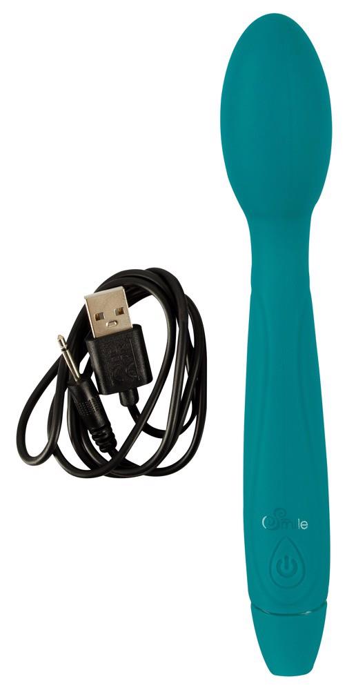 5-Wibrator Sweet Smile z ruchomą główką silikonowy USB 18 cm-5