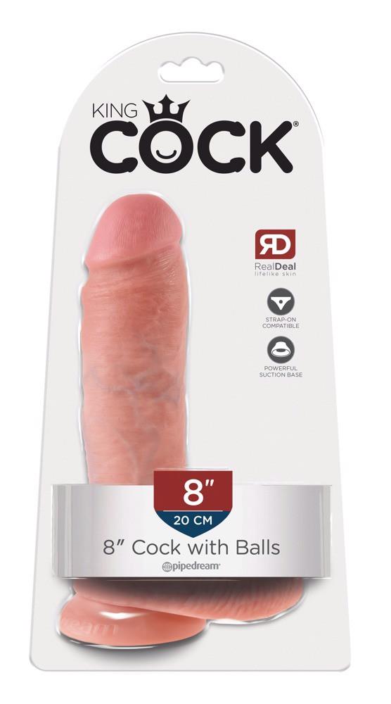 6-King Cock 8 inch Cock Balls Fl-6