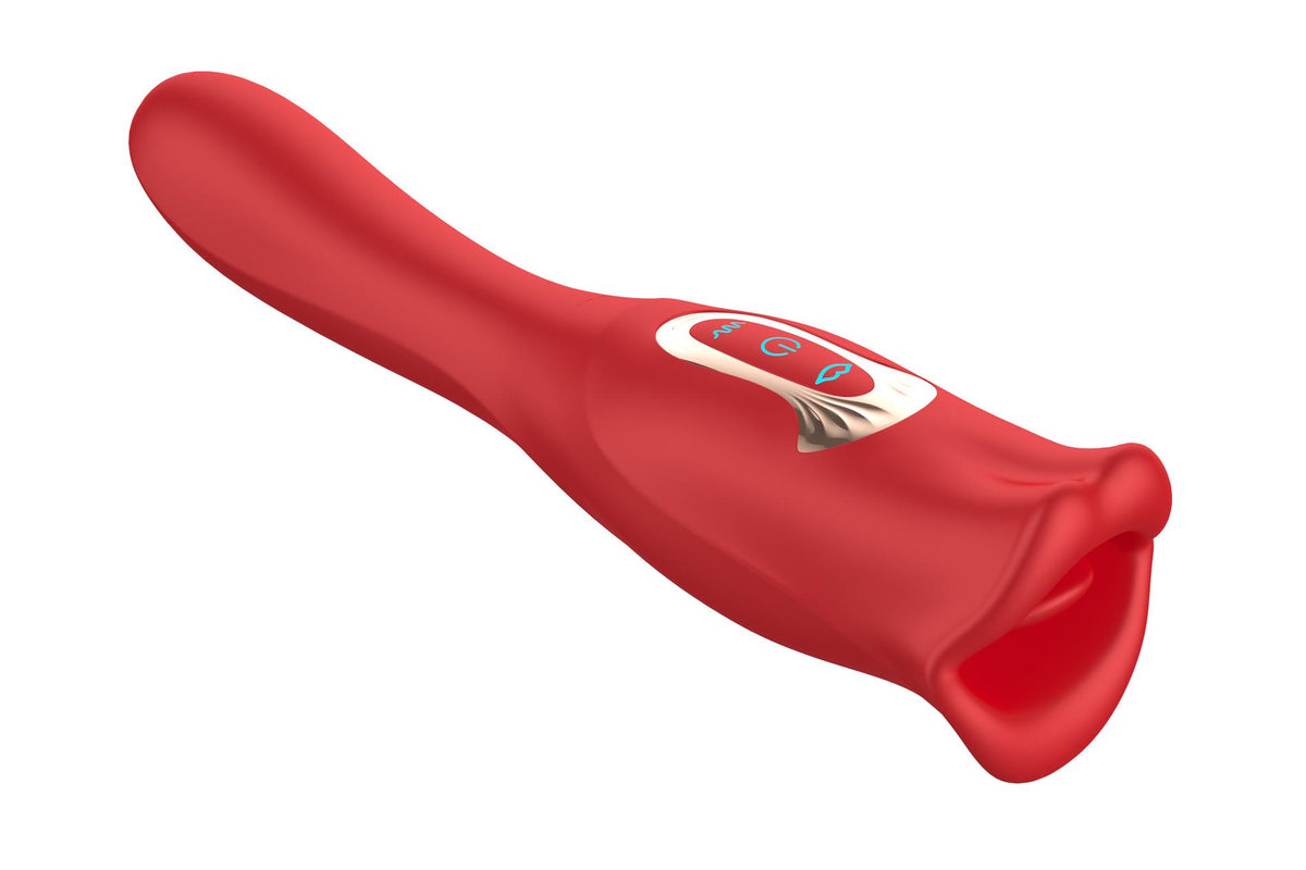 4-Stymulator łechtaczki Bite Mouth 2.0 muskający silikonowy USB-4