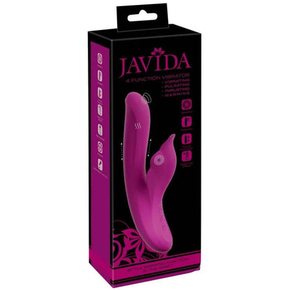 2-Wibrator króliczek Javida 4 funkcje silikonowy USB-2