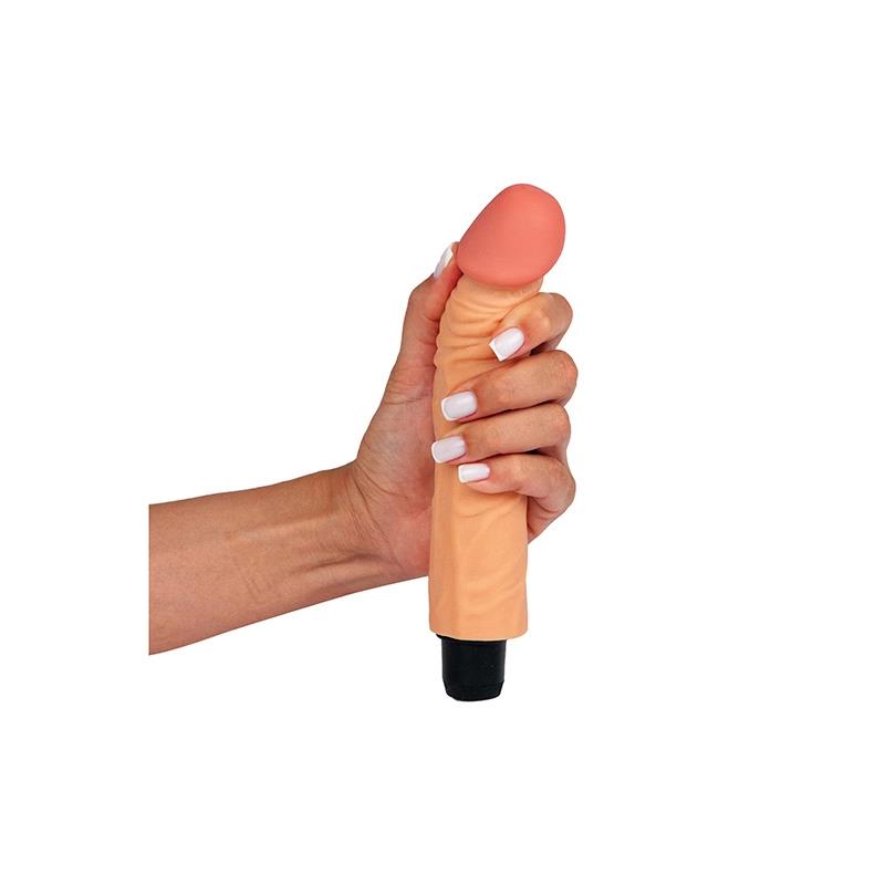 6-Wibrator miękki The Real Deal Fantasy TPE 19 cm AAA-6