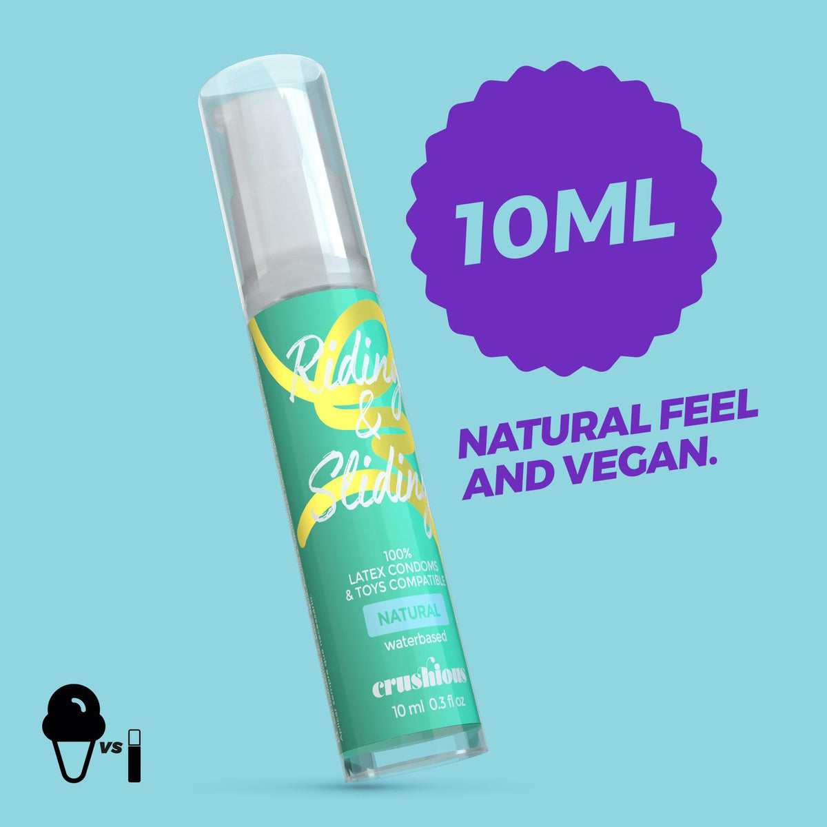 5-Żel lubrykant na bazie wody Crushious Riding Sliding 10ml-5