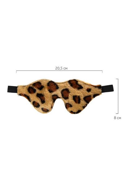 6-Maska Anonymo skóra PU z printem czarna 26 cm-6