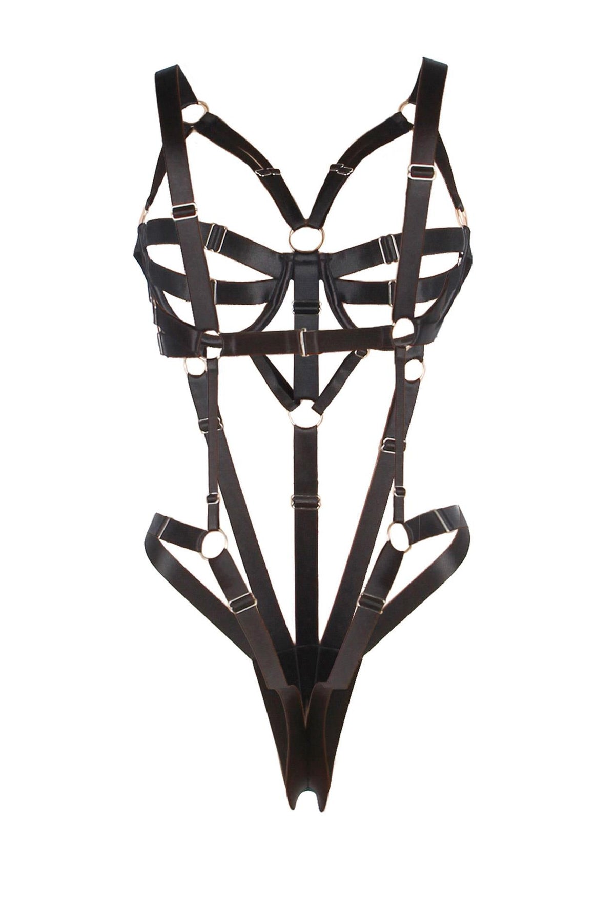 5-Regulowany body harness Paris Hollywood czarny-5