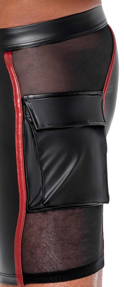5-Men's Shorts Black/Red XL-5