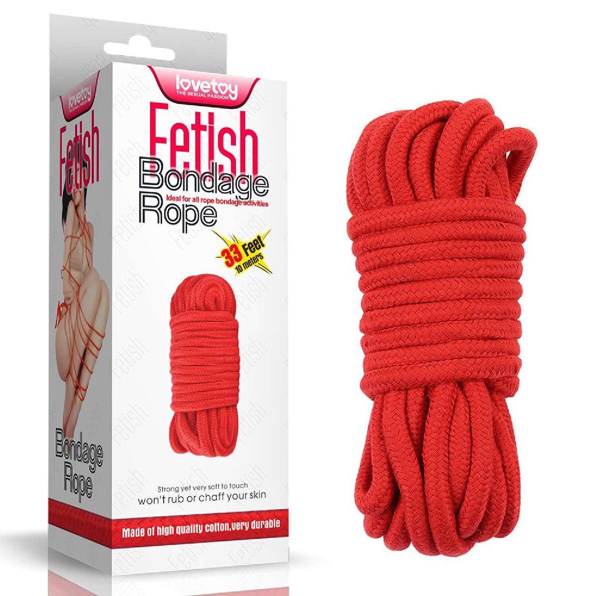 6-10 meters Fetish Bondage Rope Red-6