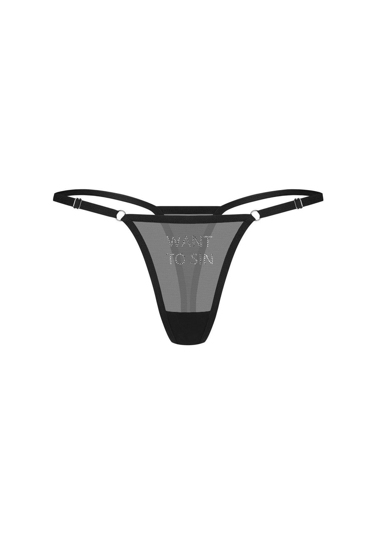 4-Stringi siateczkowe transparentne Obsessive Want to Sin L/XL-4