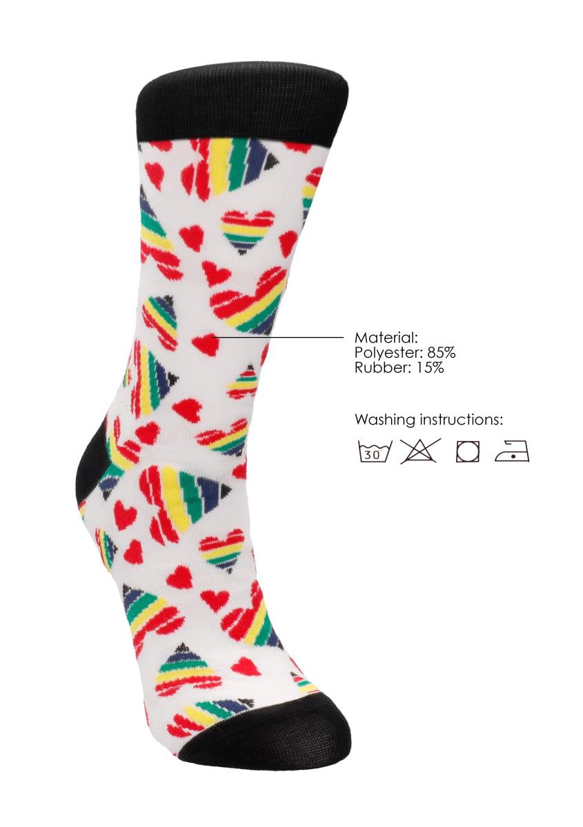 6-Skarpetki Sexy Socks Happy Hearts 36 41-6