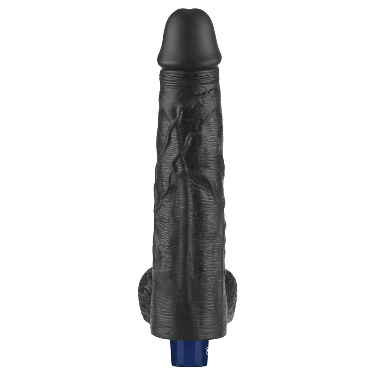 4-Dildo realistyczne wibrujące Lovetoy Real Softee czarne USB 25cm-4