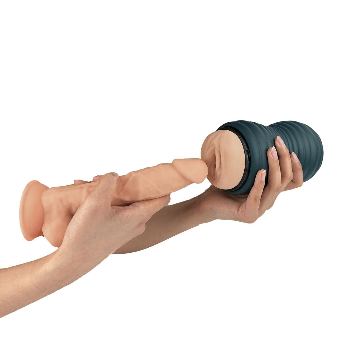 6-Masturbator Adrien Lastic Siltex Ultra M01 turkusowy 19 cm-6