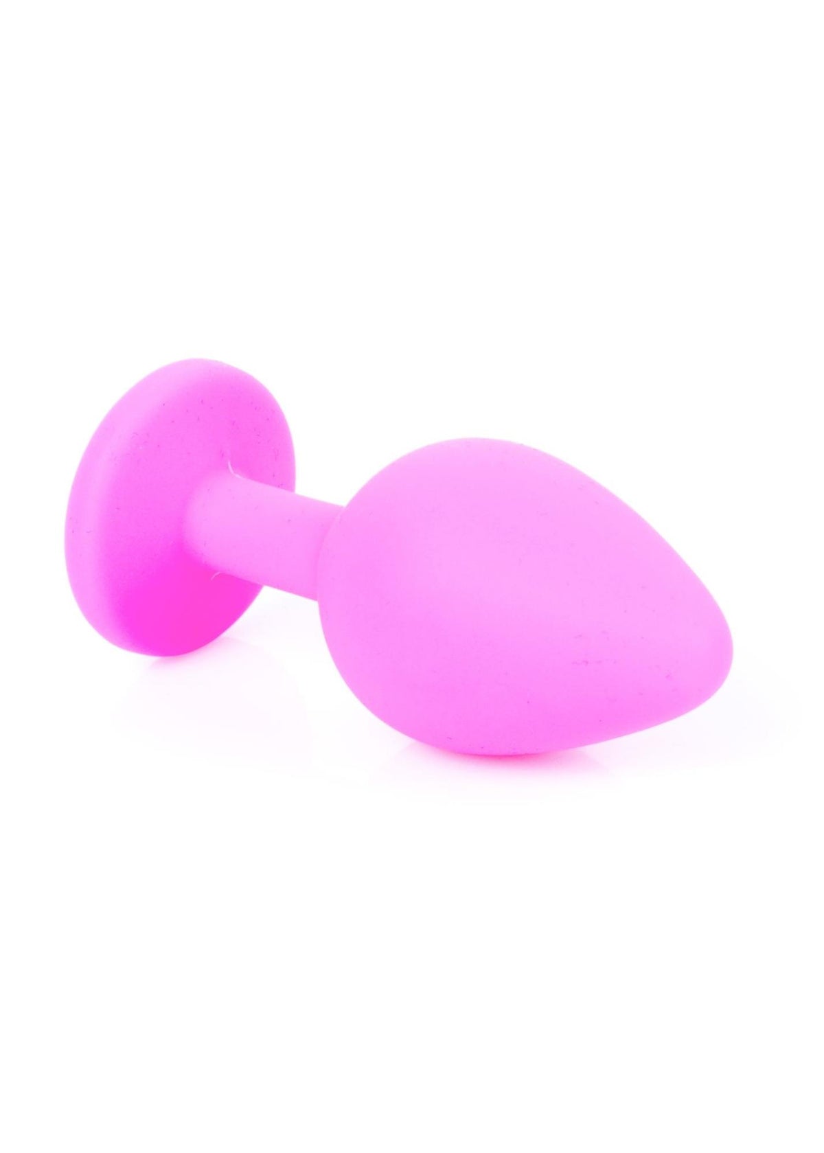 4-Korek analny silikonowy różowy z diamencikiem MyLove Toys 8 cm-4