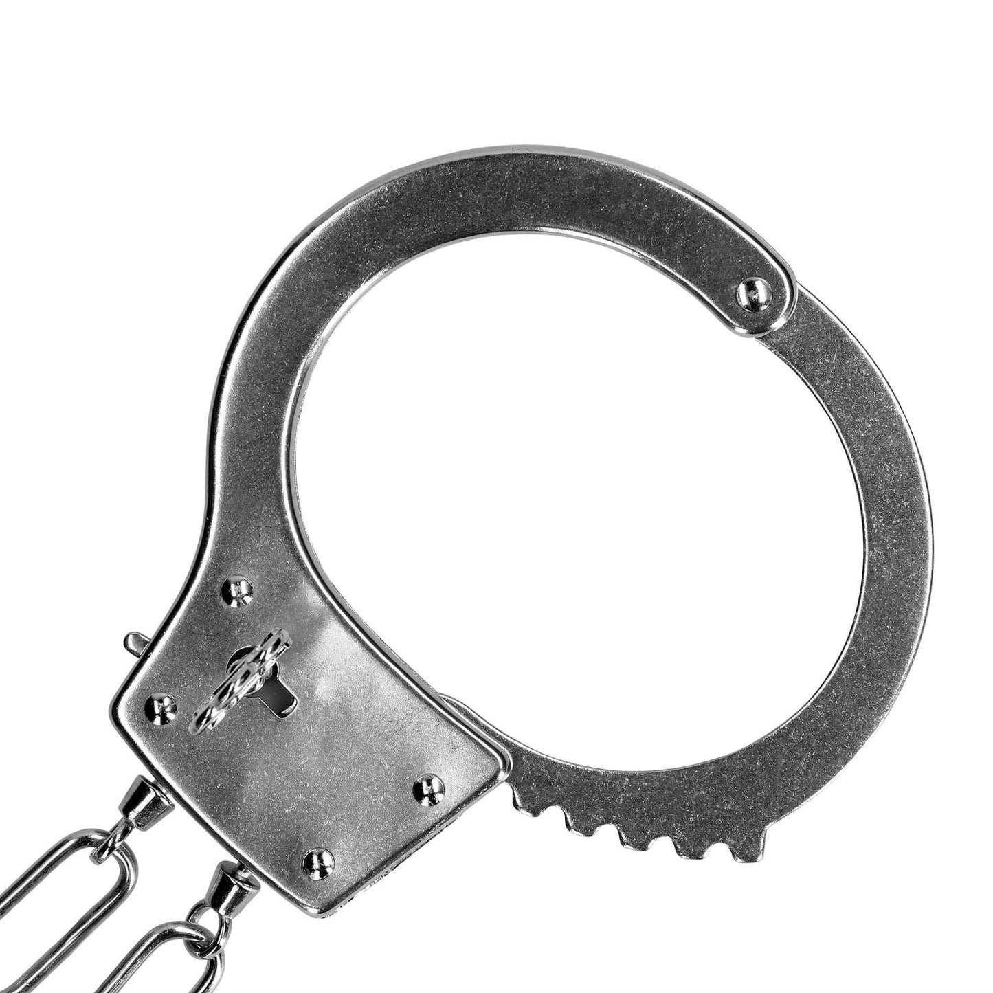4-Metal Hand Cuffs - Silver-4